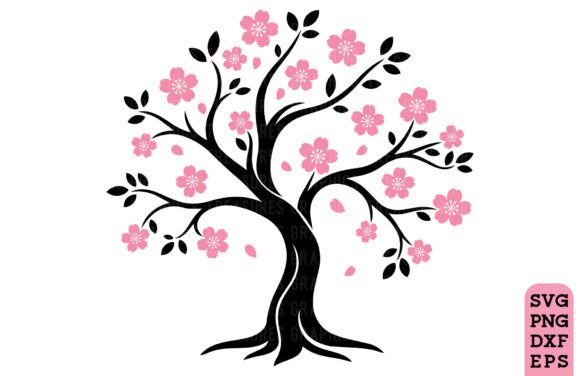 Download Cherry Blossom Tree SVG PNG Sakura - Blossom tree Collection